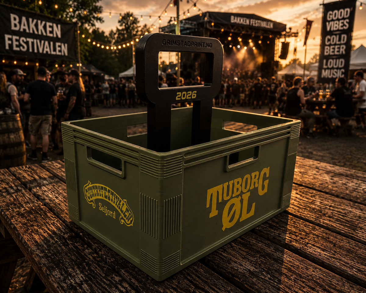 Festival-ølkasse – 3D-print