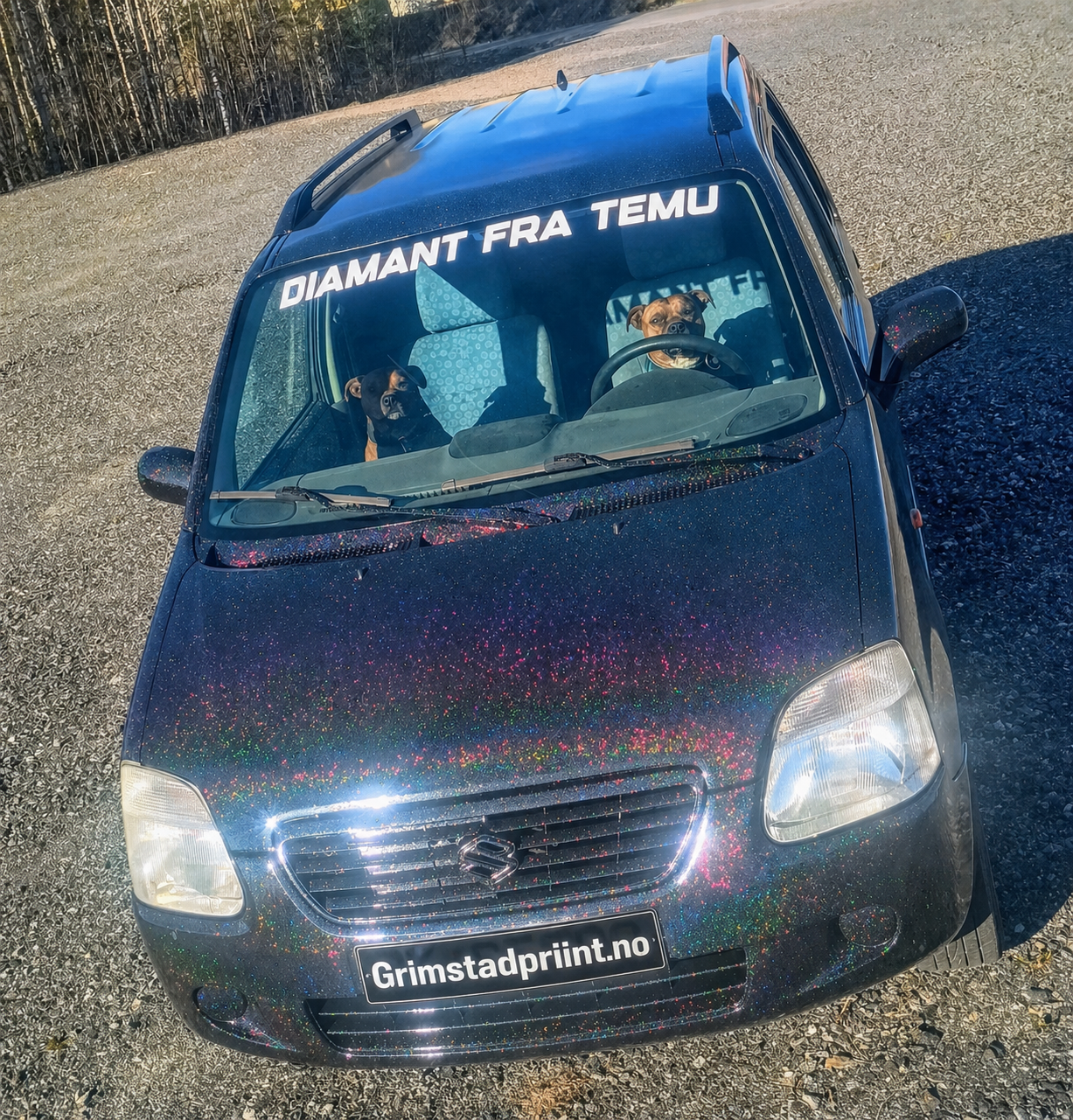 Laget på bestilling til kunde.