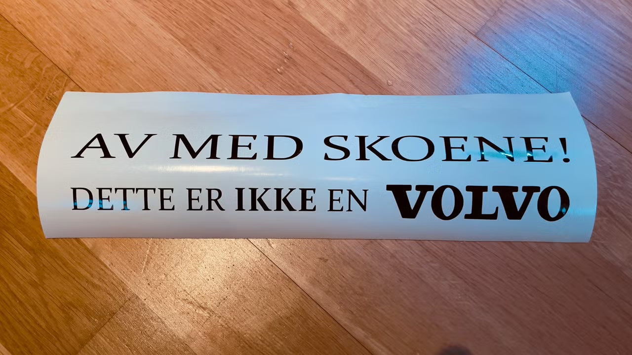 Klistremerke etter ønske