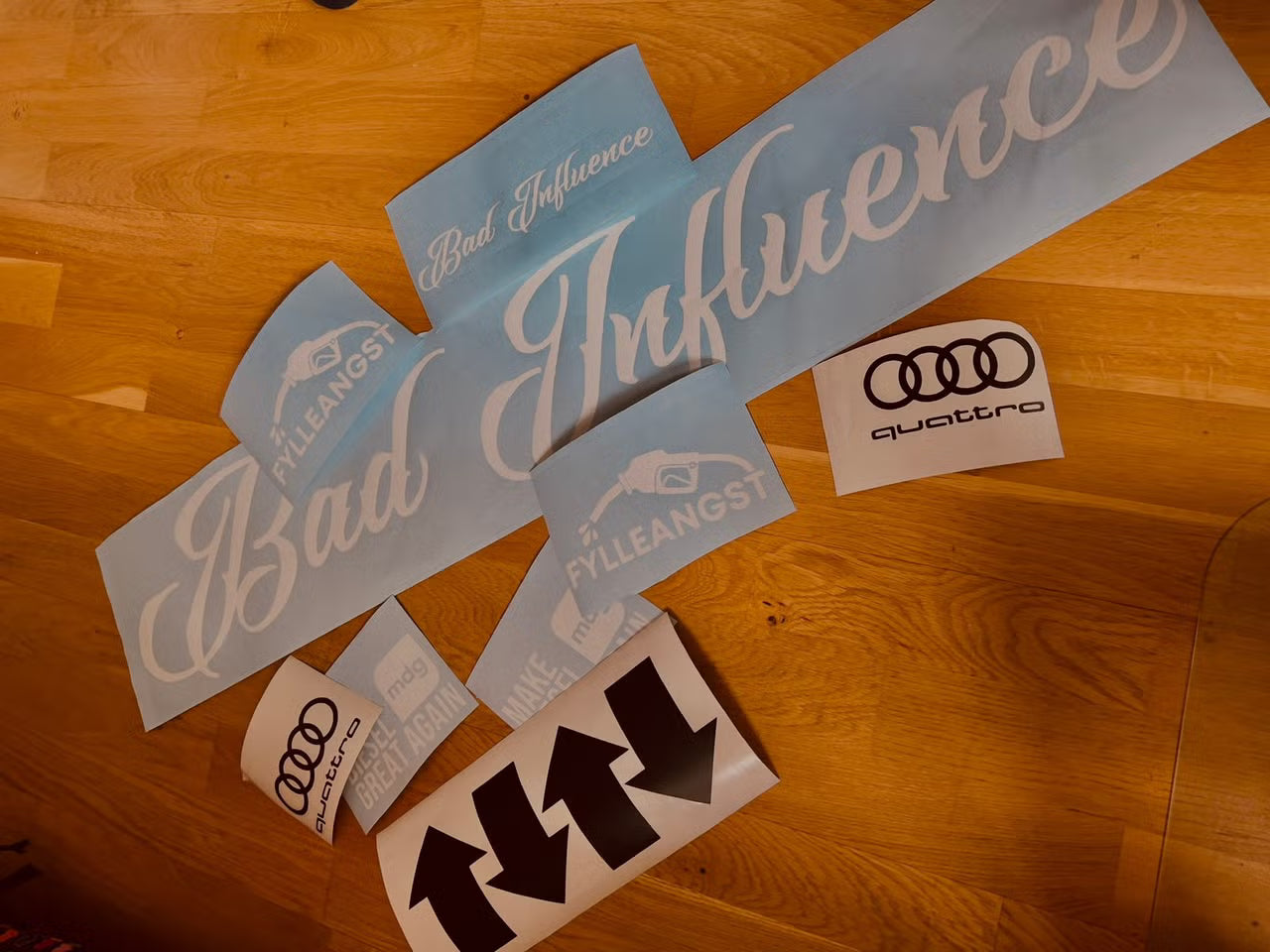 Klistremerke etter ønske