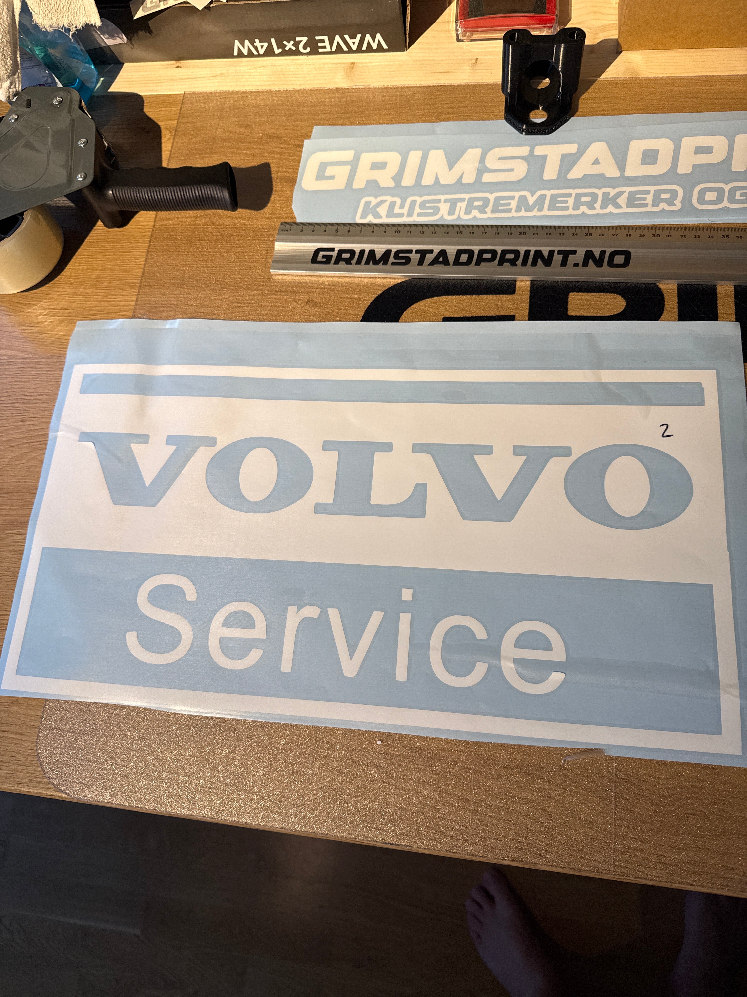 🔧 Outlet - Volvo service klistremerke 2
