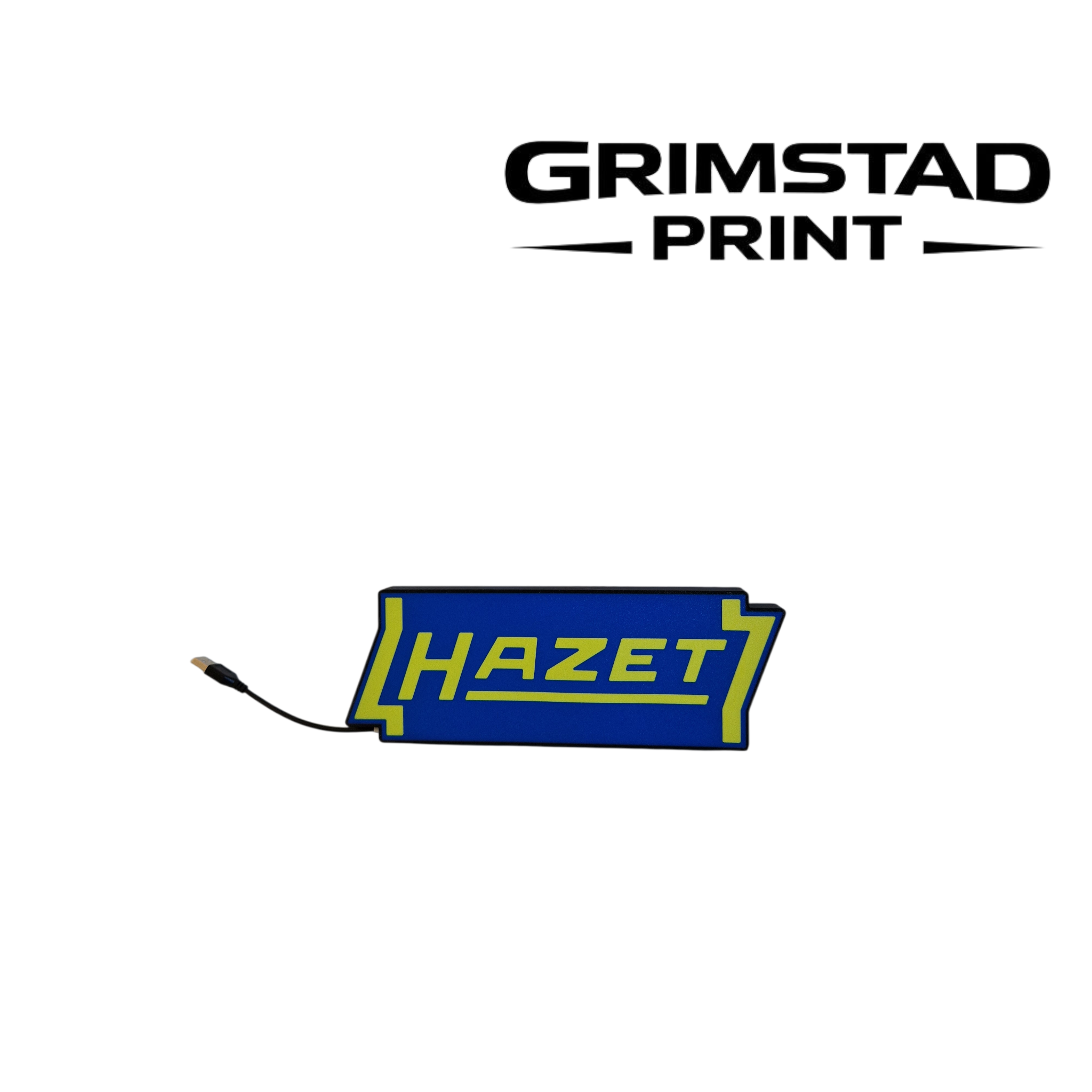 💡 Hazet lys-skilt – stilrent og tøft!