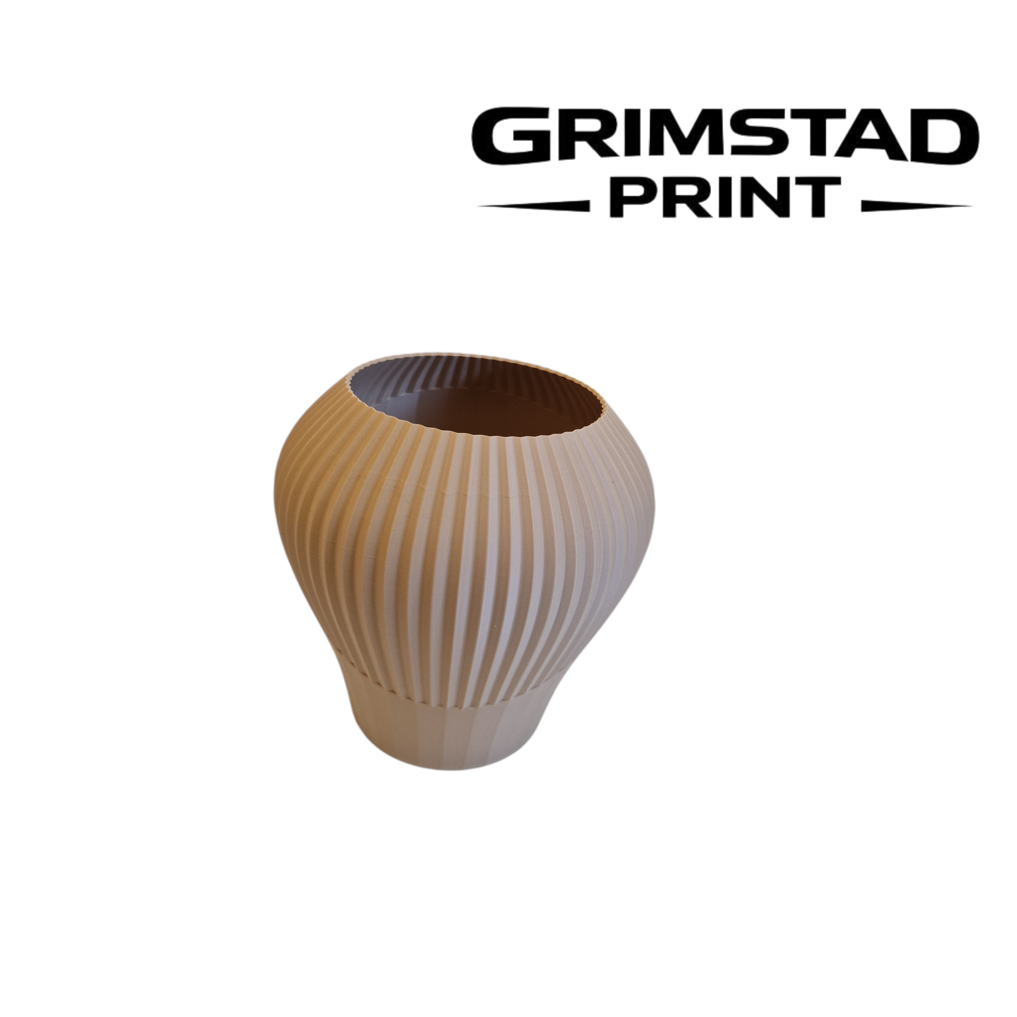 Japandi-inspirert vase – stilren og moderne Peanøtt Brun