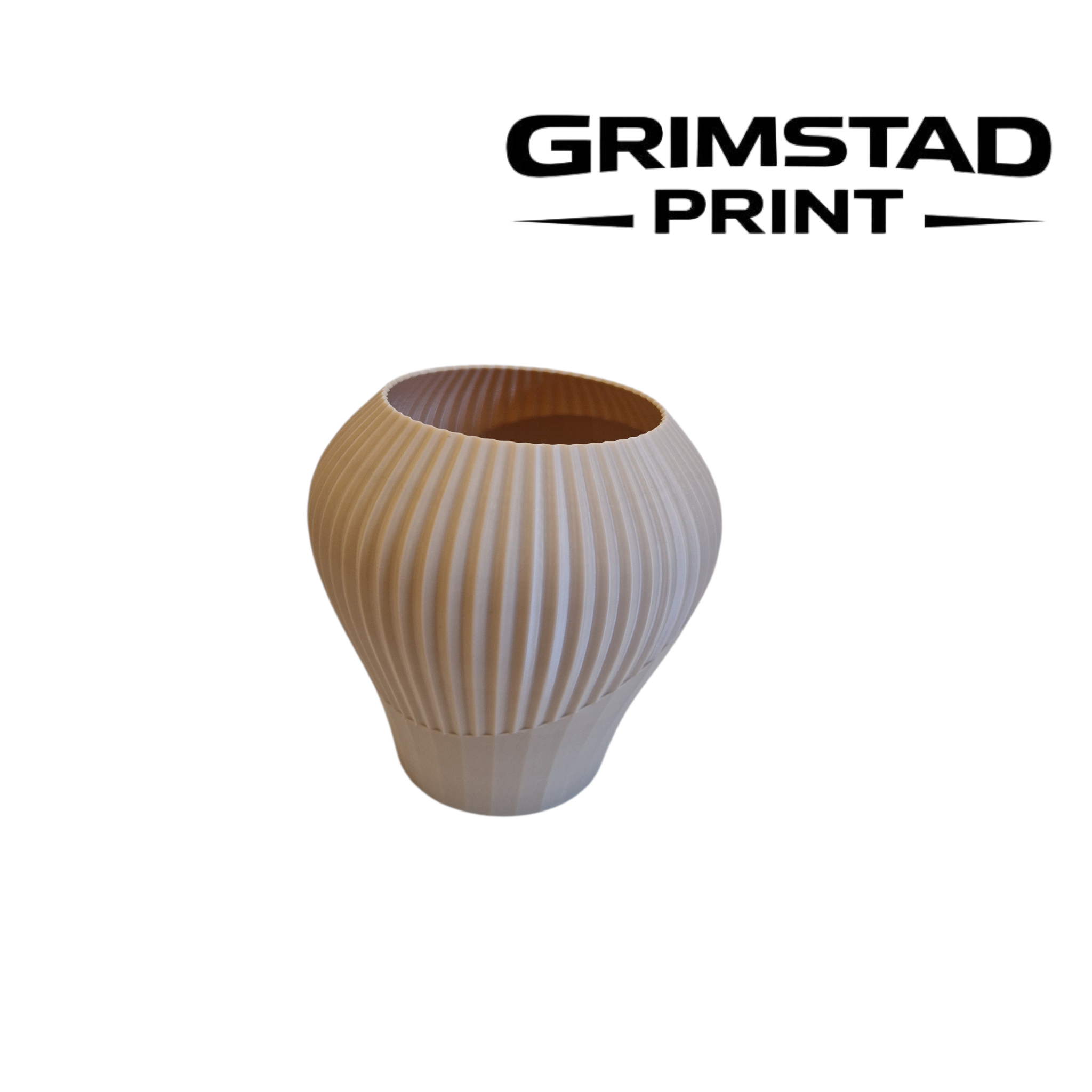 Japandi inspirert vase. Bone White 17Cm Bone White
