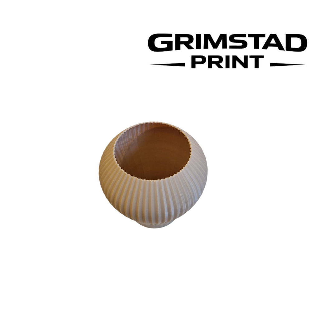 Japandi inspirert vase. Bone White 17Cm Bone White