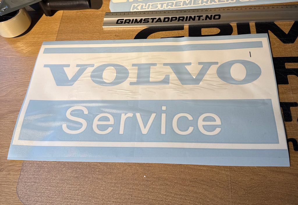 OUTLET - Volvo service klistremerke – OUTLET