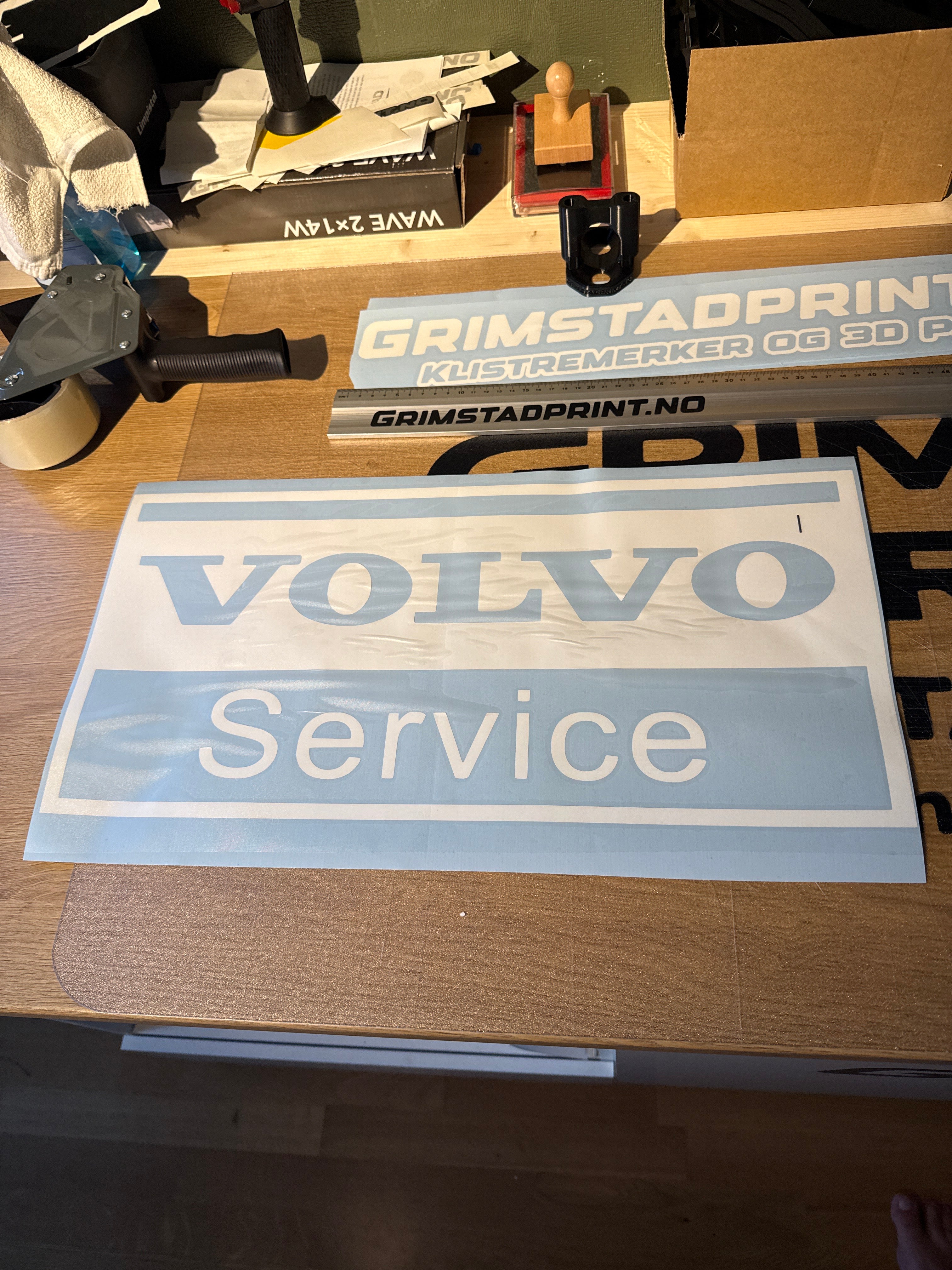 🔧 Outlet - Volvo service klistremerke 1