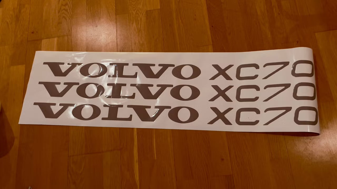 Frontrute Klistremerke Etter Ønske