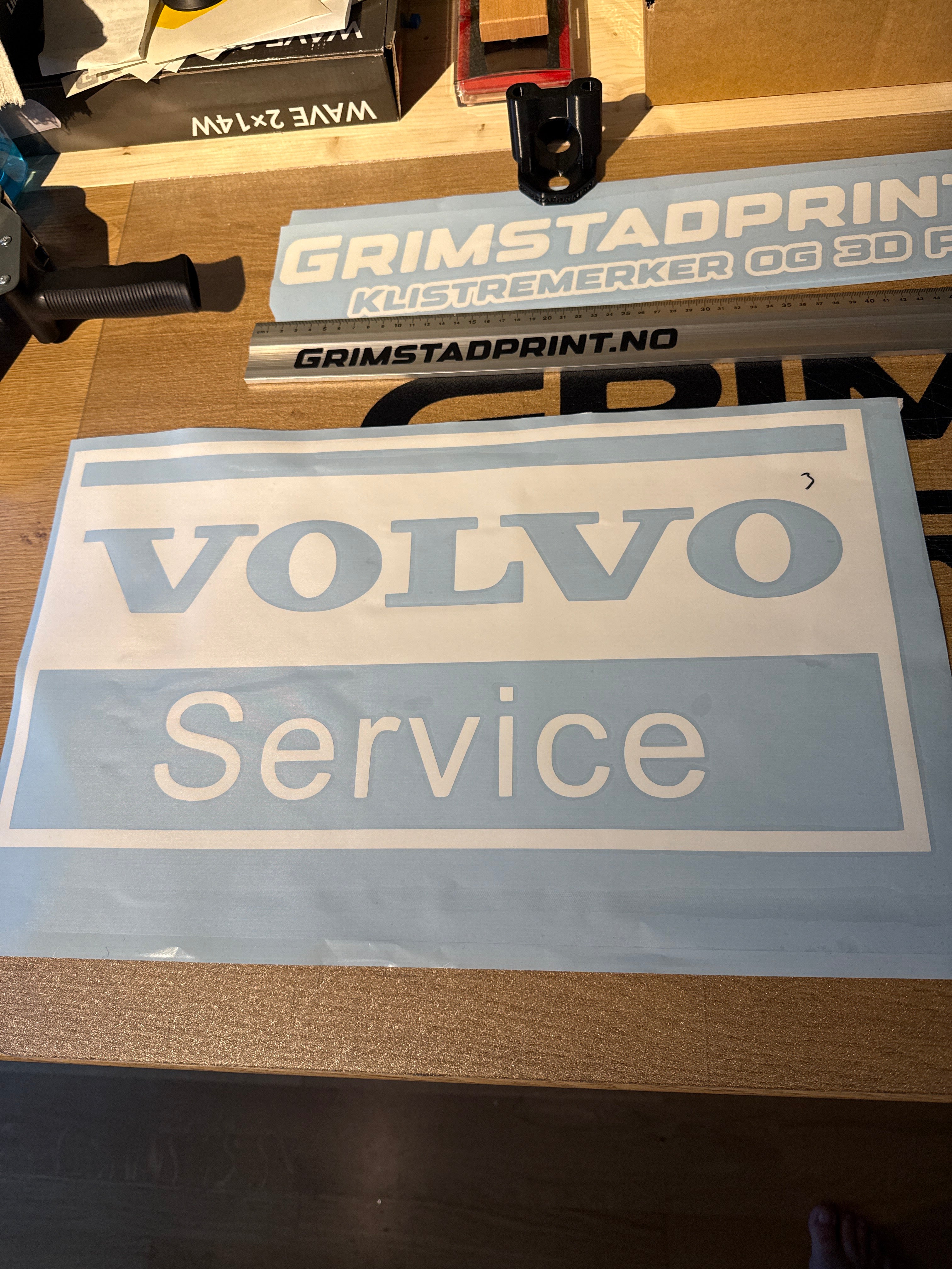 🔧 Outlet - Volvo service klistremerke 3