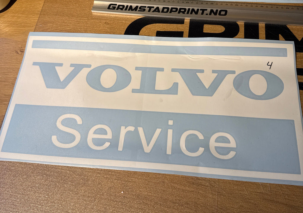 OUTLET - Volvo service klistremerke – OUTLET