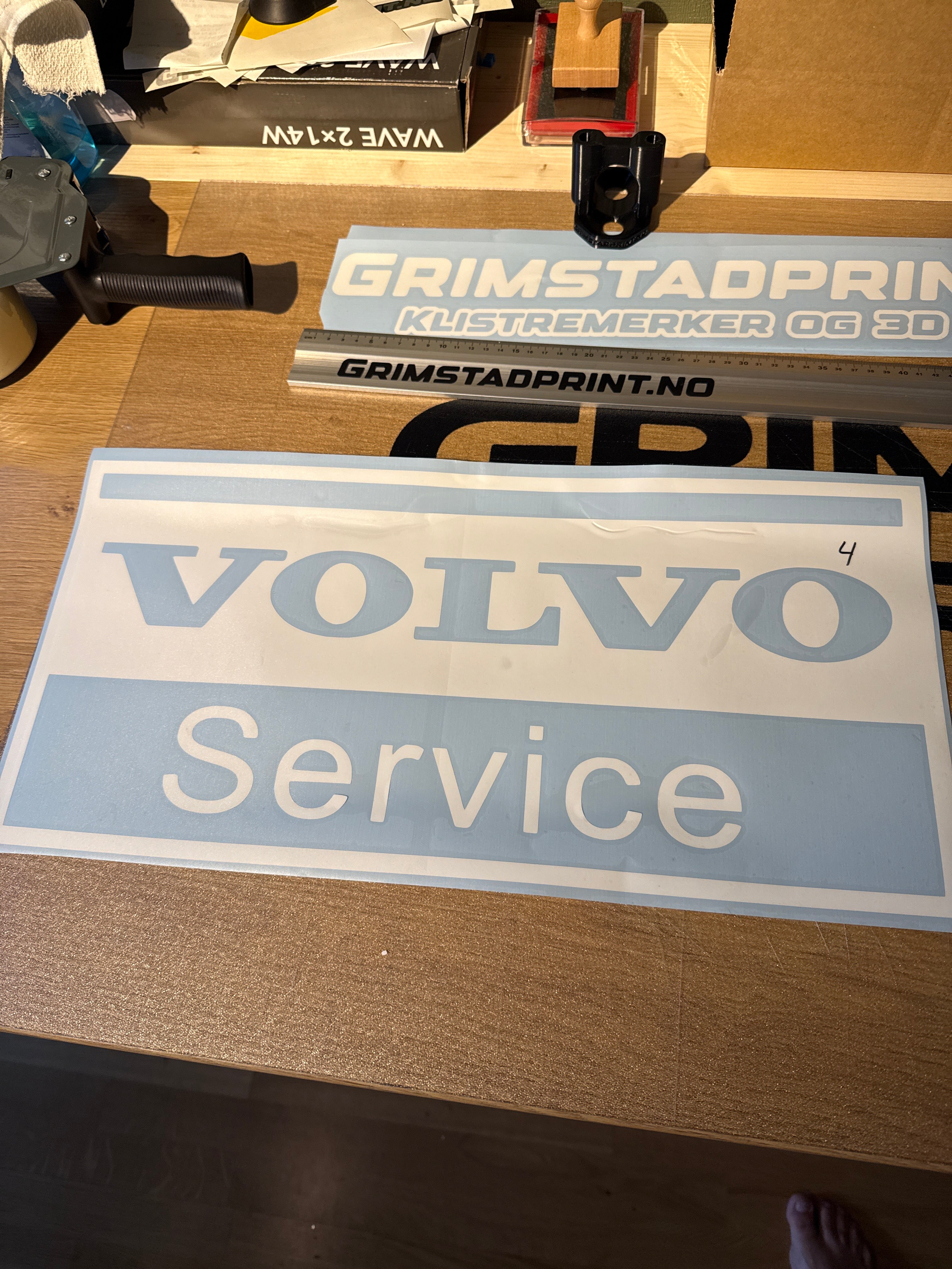 🔧 Outlet - Volvo service klistremerke 4