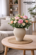 Japandi inspirert vase. Bone White 17Cm Bone White