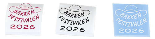 Bakken Festivalen Tidligere år 13x13cm