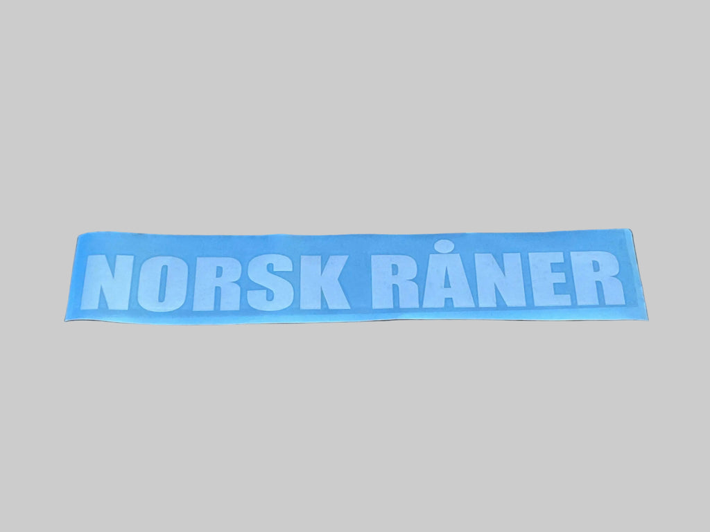 Frontrute / Streamer klistremerker – lag ditt eget design!