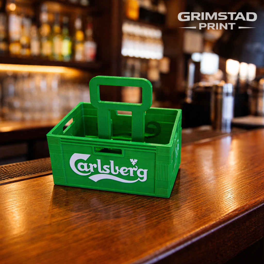 Mini Carlsberg Øl kasse til 6stk 0,33 Bokser