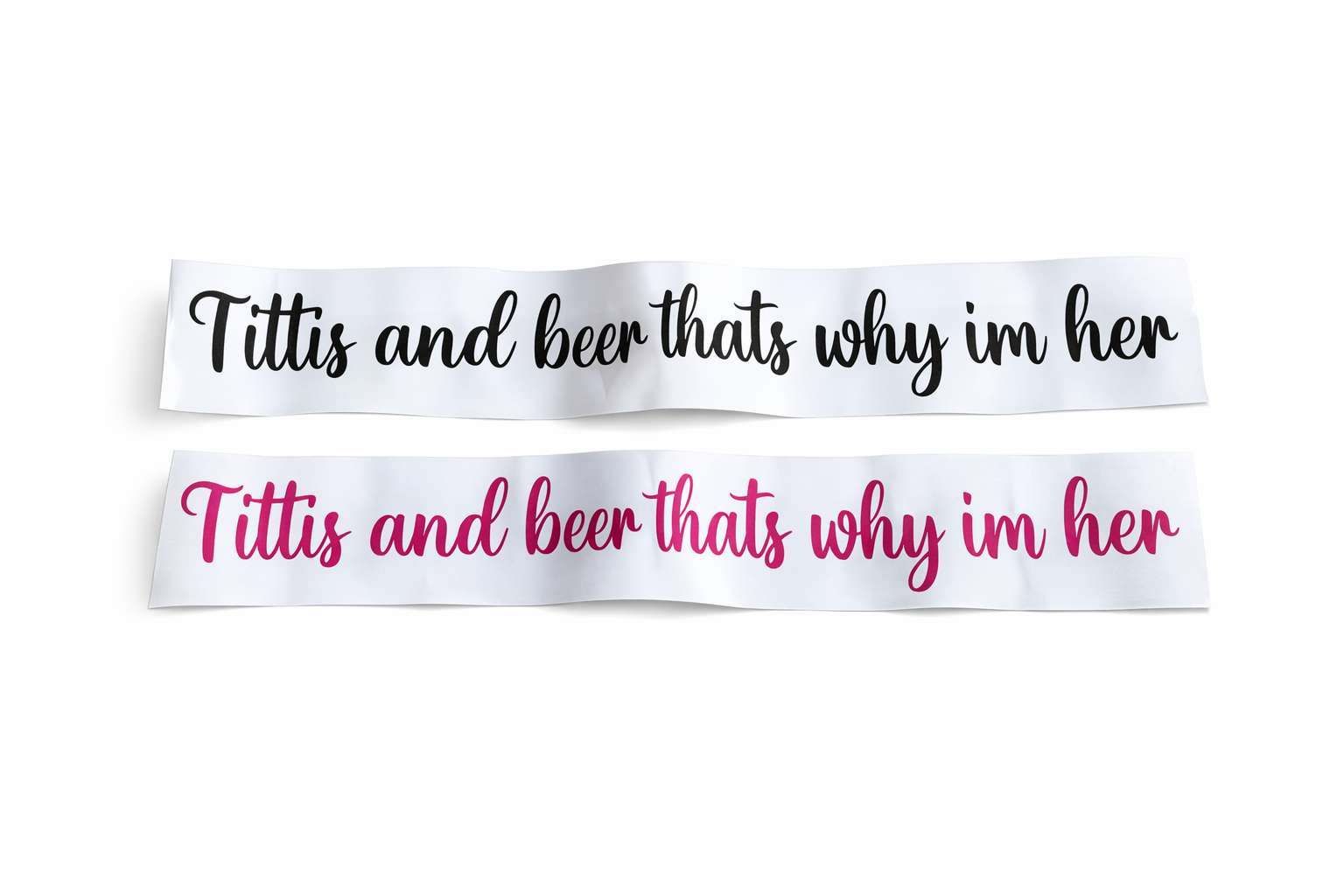 «tittis and beer» klistremerker