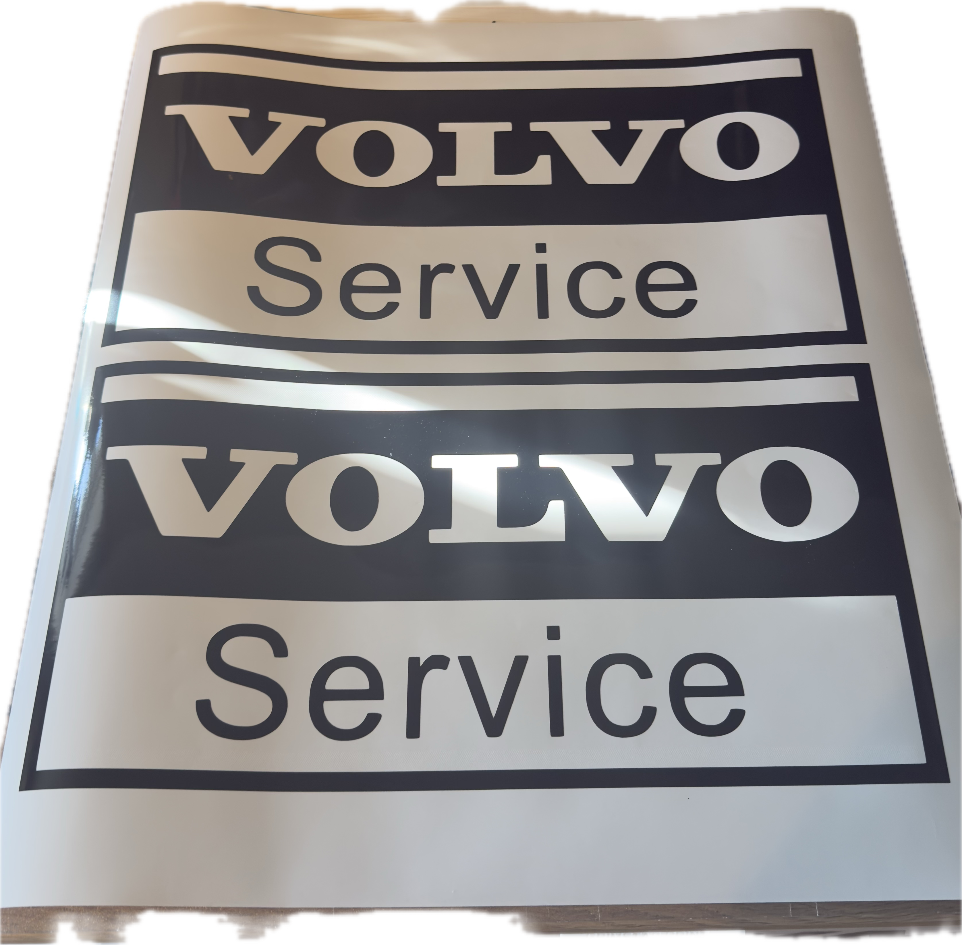 🔧 Volvo service klistremerke – stilrent og originalt preg!