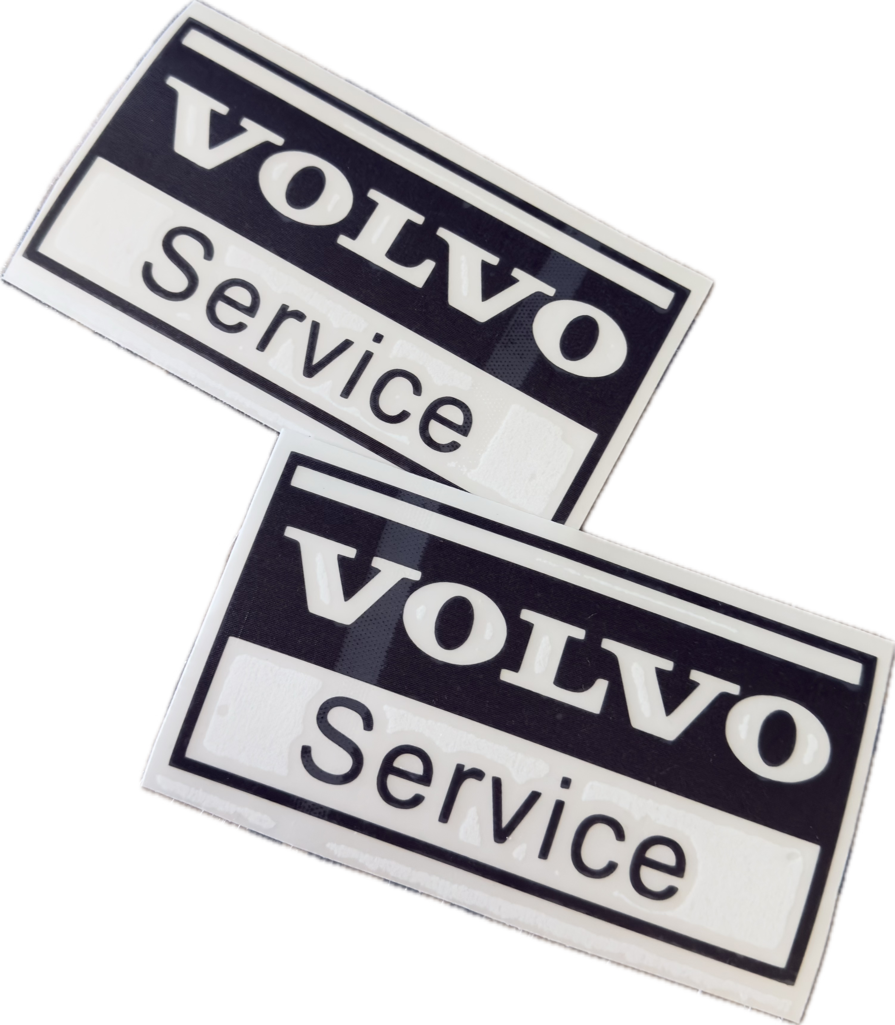 🔧 Små Volvo service klistremerke – stilrent og originalt preg