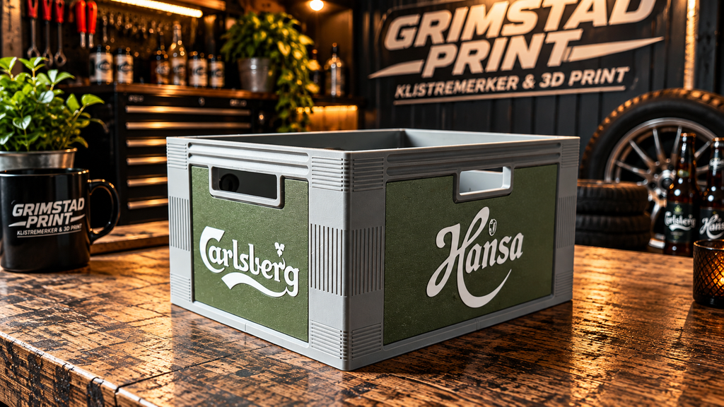 Mini øl og bruskasse. Med utskiftbare sider
