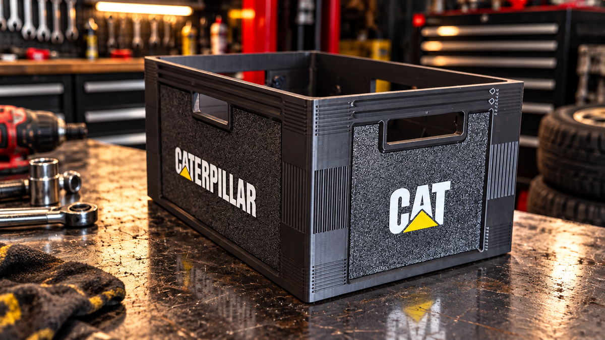 Mini Catepillar - ølkasse – 6 × 0,33/0,5 L bokser