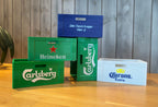 Mini øl / bruskasser (0,33L) med håndtak – kan tilpasses!