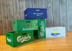 Mini øl / bruskasser (0,33L) med håndtak – kan tilpasses!