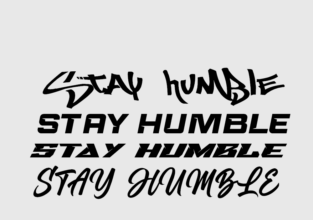 STAY HUMBLE – Klistremerke til bil